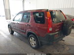 2004 Honda Cr-v Ex Burgundy vin: JHLRD78894C037098