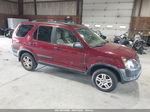 2004 Honda Cr-v Ex Maroon vin: JHLRD788X4C023355