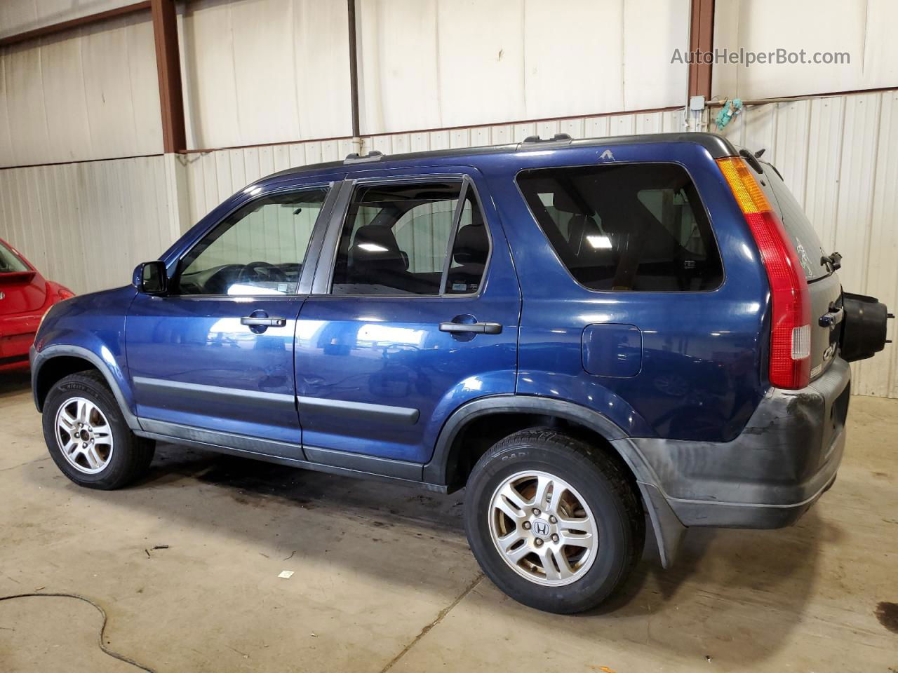 2004 Honda Cr-v Ex Blue vin: JHLRD788X4C026207