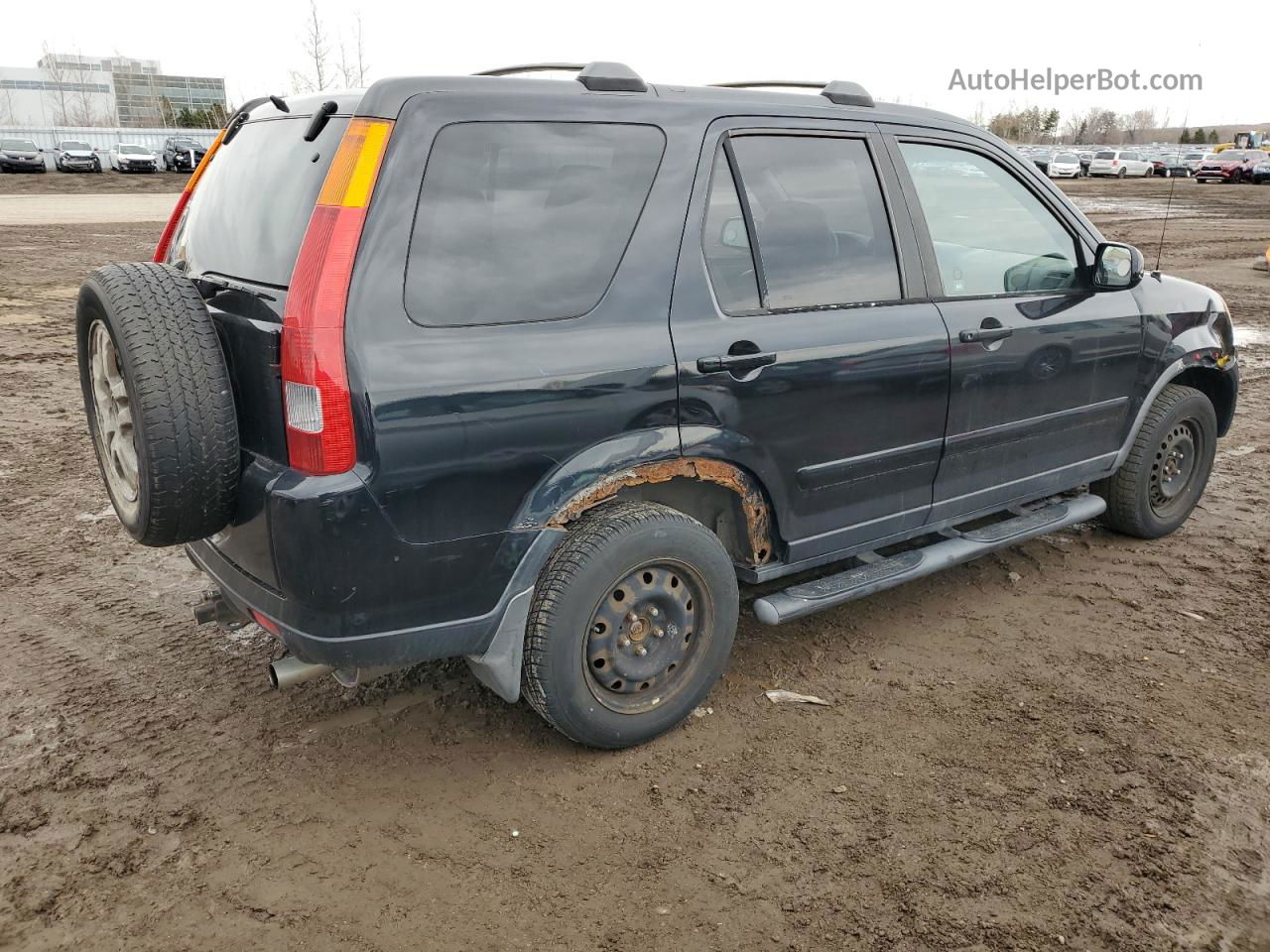 2004 Honda Cr-v Ex Black vin: JHLRD78974C810482