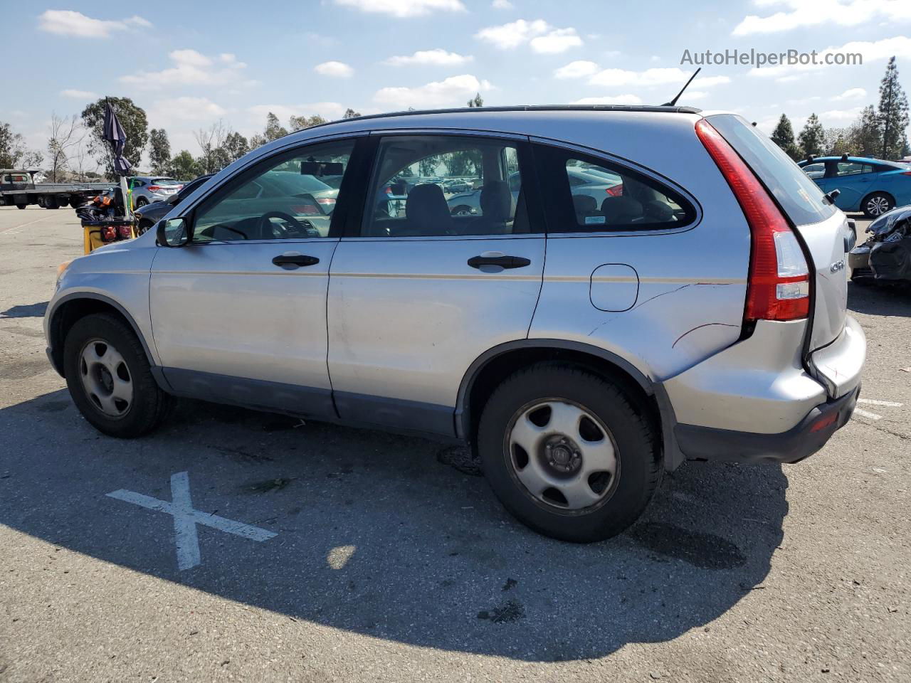 2009 Honda Cr-v Lx Silver vin: JHLRE38309C009403