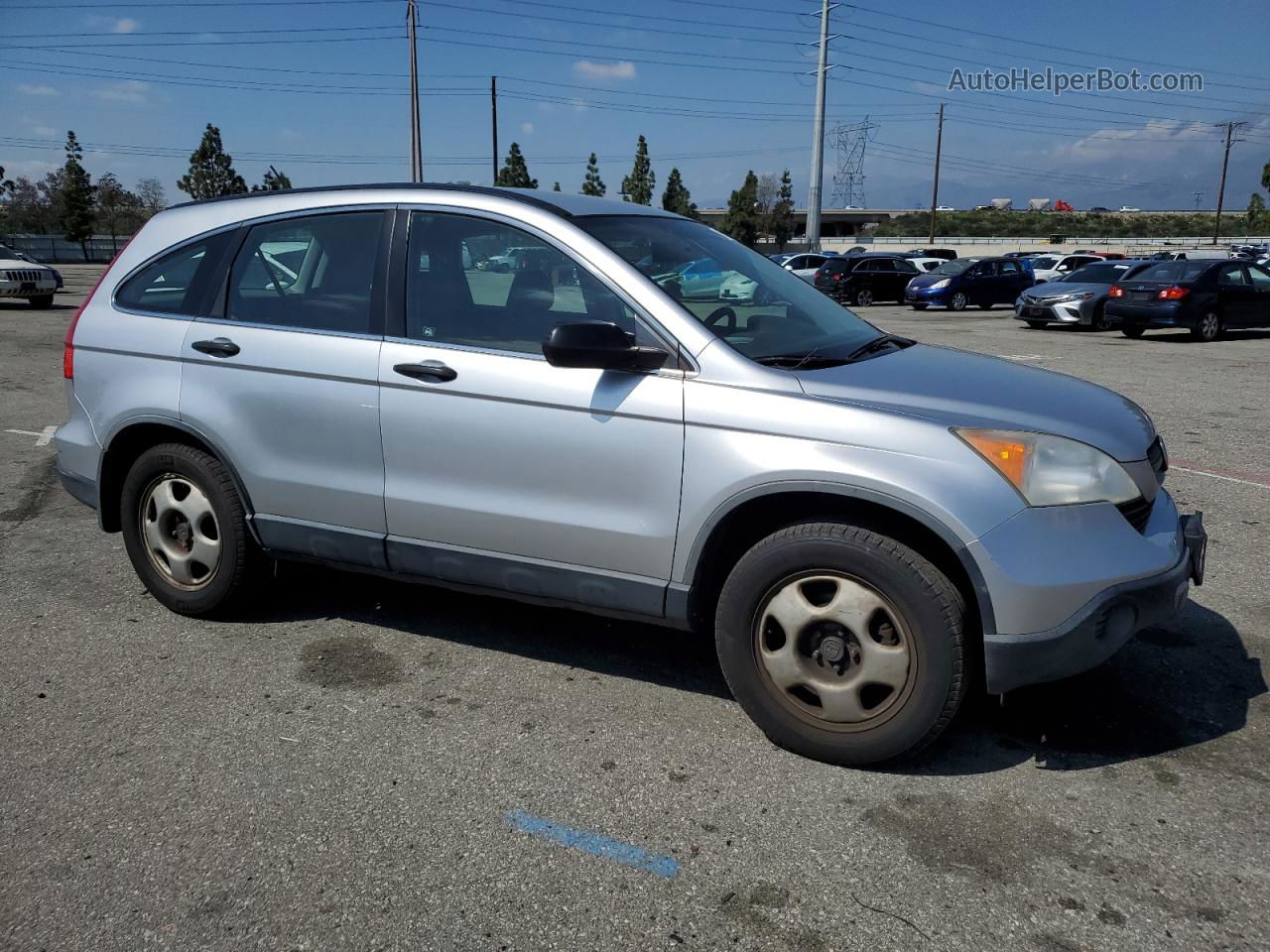 2009 Honda Cr-v Lx Silver vin: JHLRE38309C009403