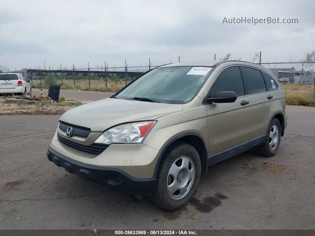 2009 Honda Cr-v Lx Gold vin: JHLRE38379C015778