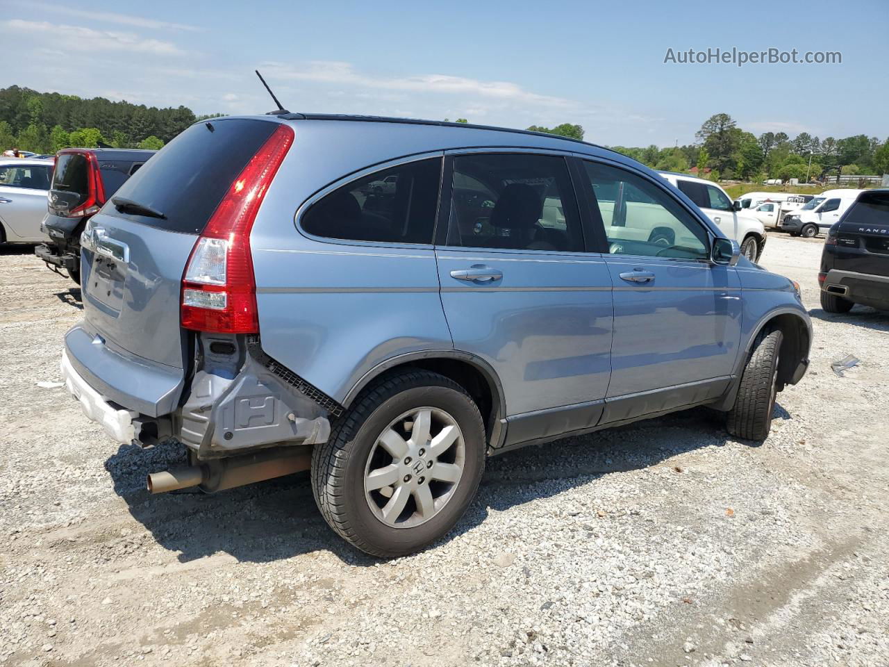 2007 Honda Cr-v Exl Blue vin: JHLRE38717C082506