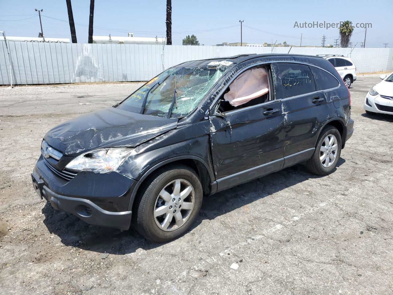 2009 Honda Cr-v Exl Black vin: JHLRE38749C012176