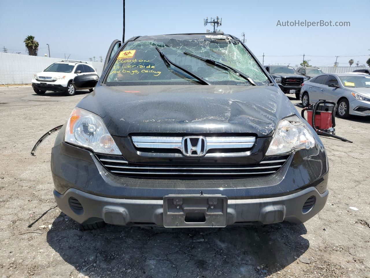 2009 Honda Cr-v Exl Black vin: JHLRE38749C012176