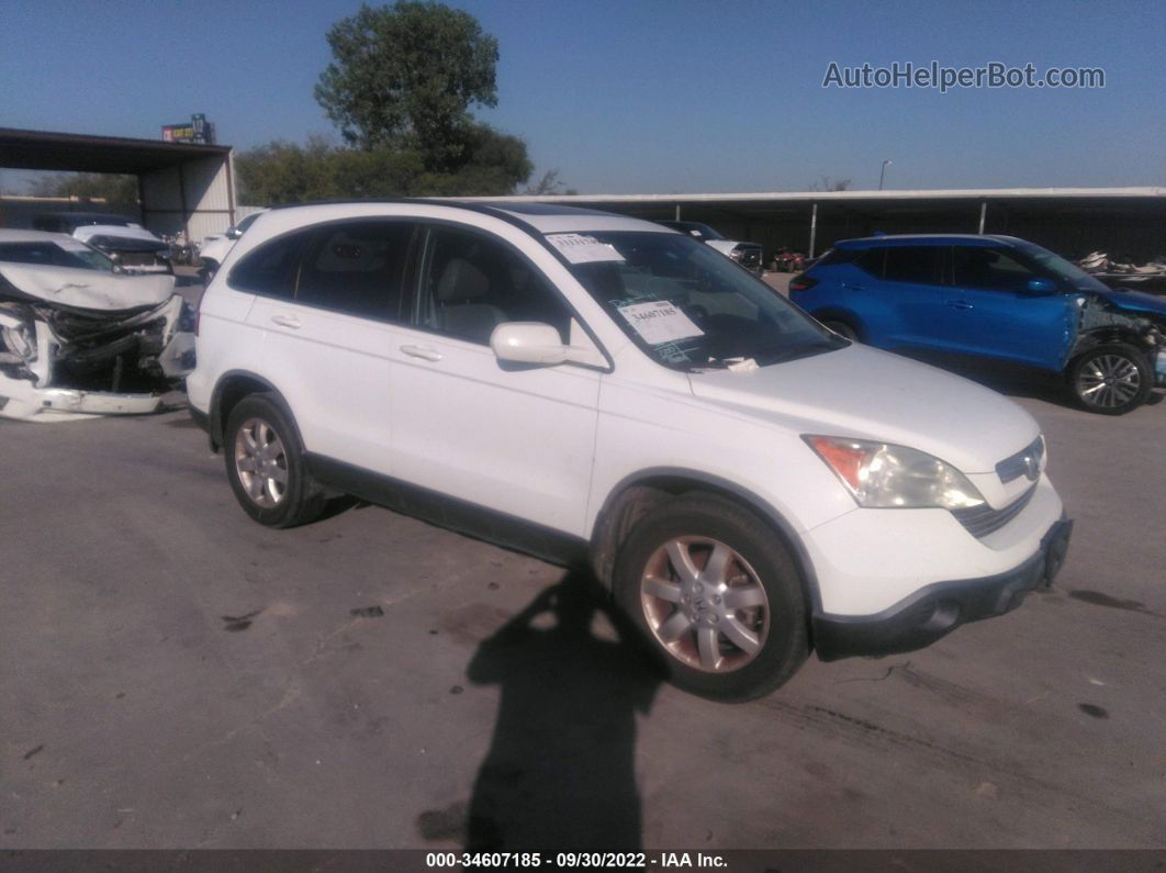 2009 Honda Cr-v Ex-l White vin: JHLRE38759C010971