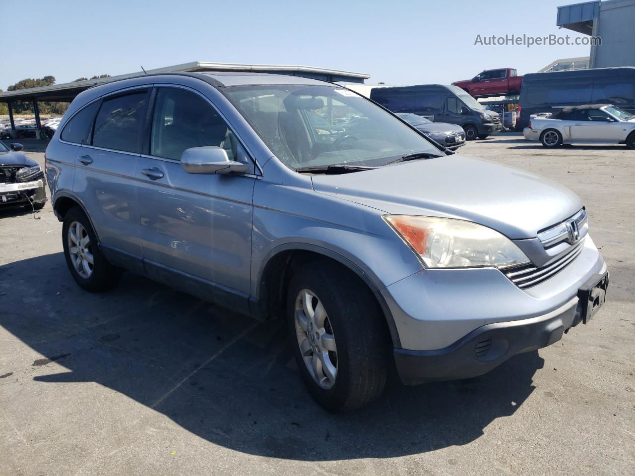 2009 Honda Cr-v Exl Blue vin: JHLRE38799C008415