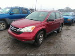 2010 Honda Cr-v Lx Red vin: JHLRE3H32AC010329