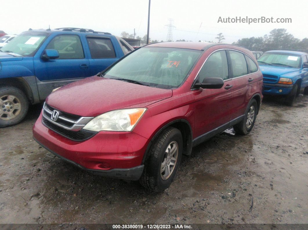 2010 Honda Cr-v Lx Red vin: JHLRE3H32AC010329