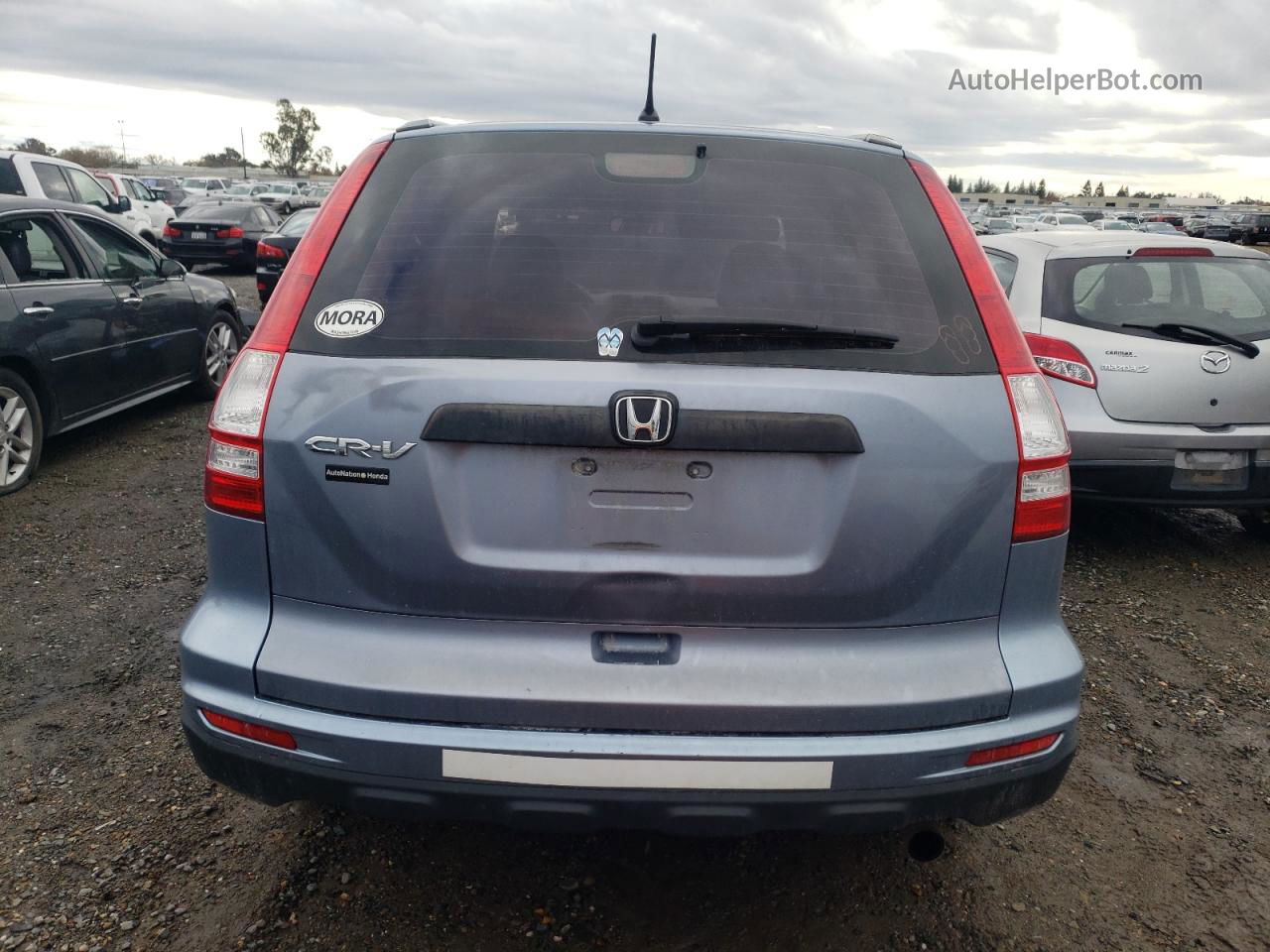 2010 Honda Cr-v Lx Blue vin: JHLRE3H33AC009478