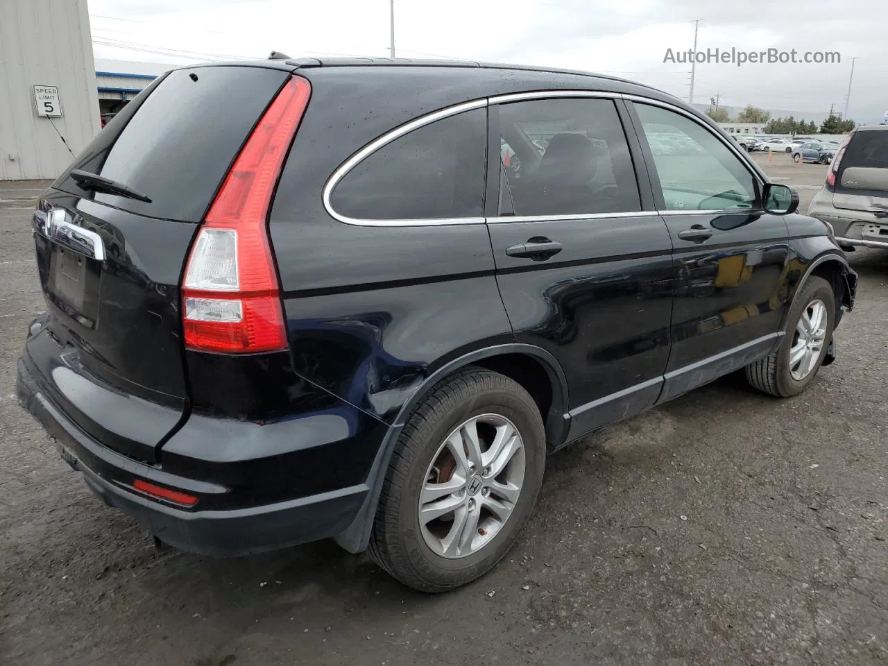 2010 Honda Cr-v Ex Черный vin: JHLRE3H57AC008125