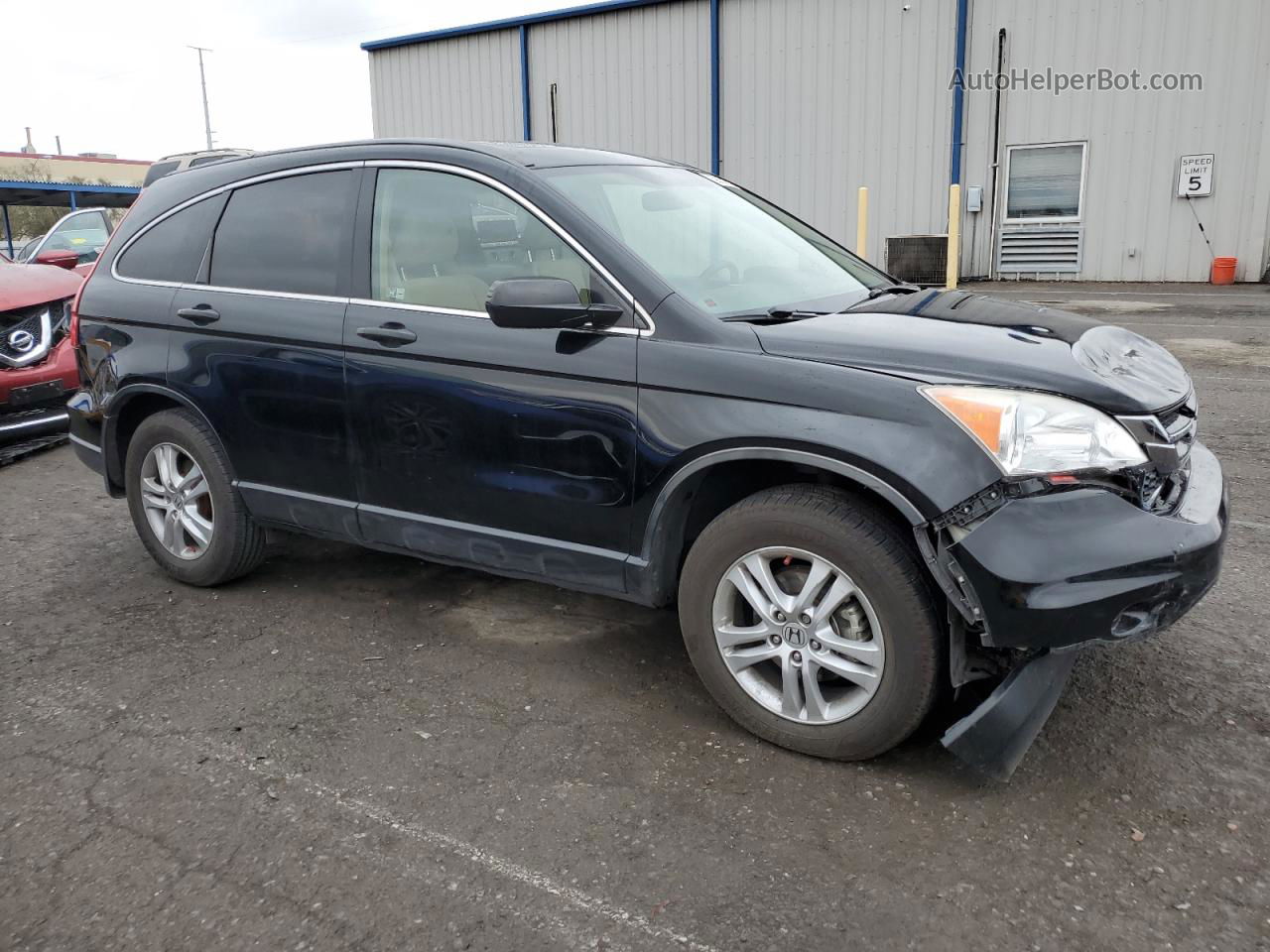 2010 Honda Cr-v Ex Черный vin: JHLRE3H57AC008125