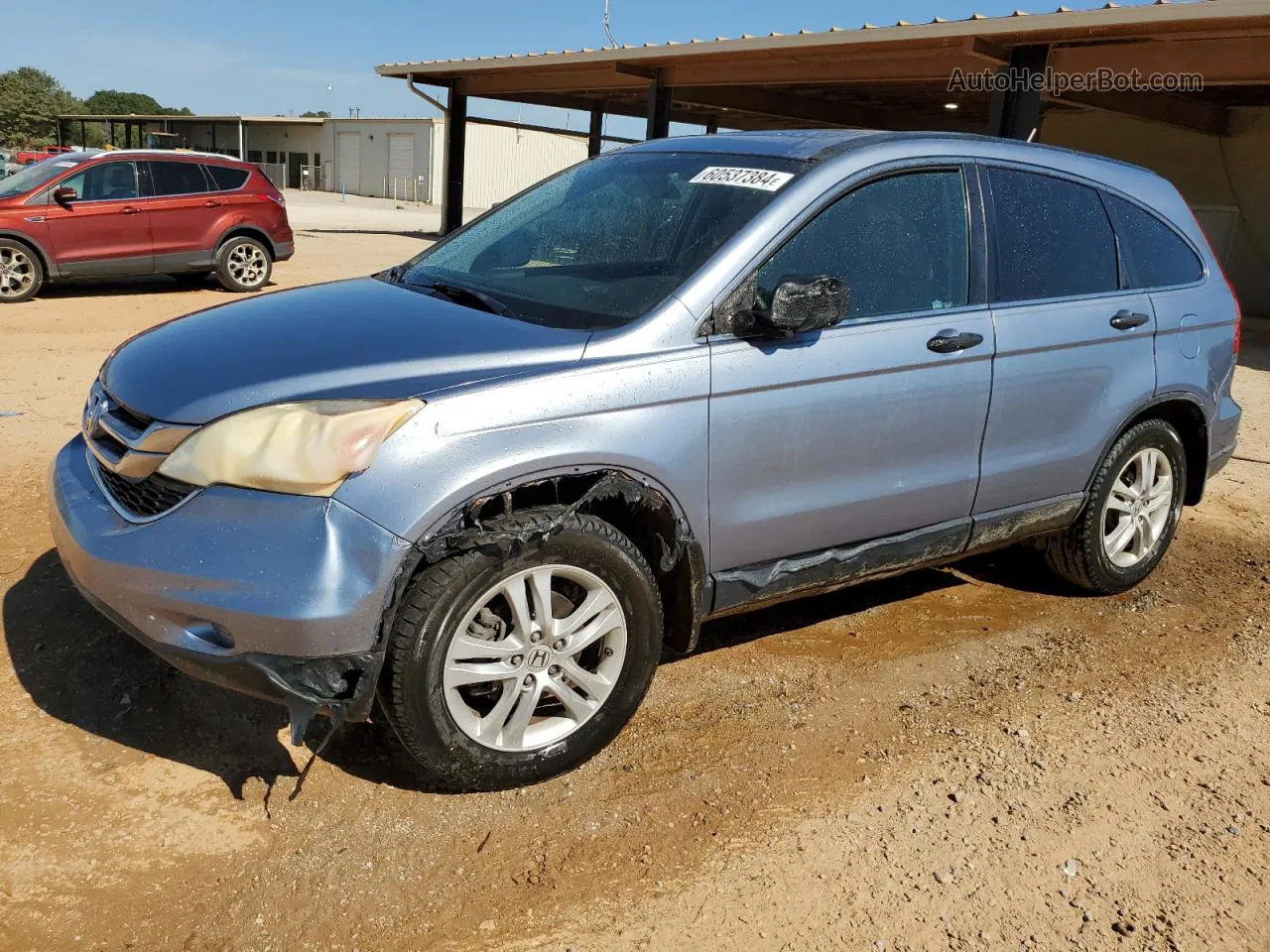 2010 Honda Cr-v Ex Синий vin: JHLRE3H58AC009414