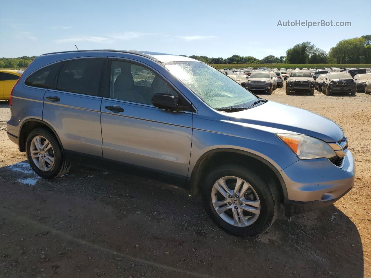 2010 Honda Cr-v Ex Синий vin: JHLRE3H58AC009414