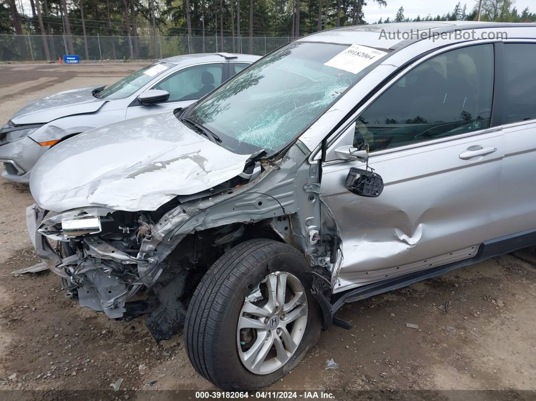 2010 Honda Cr-v Ex-l Silver vin: JHLRE3H70AC010137