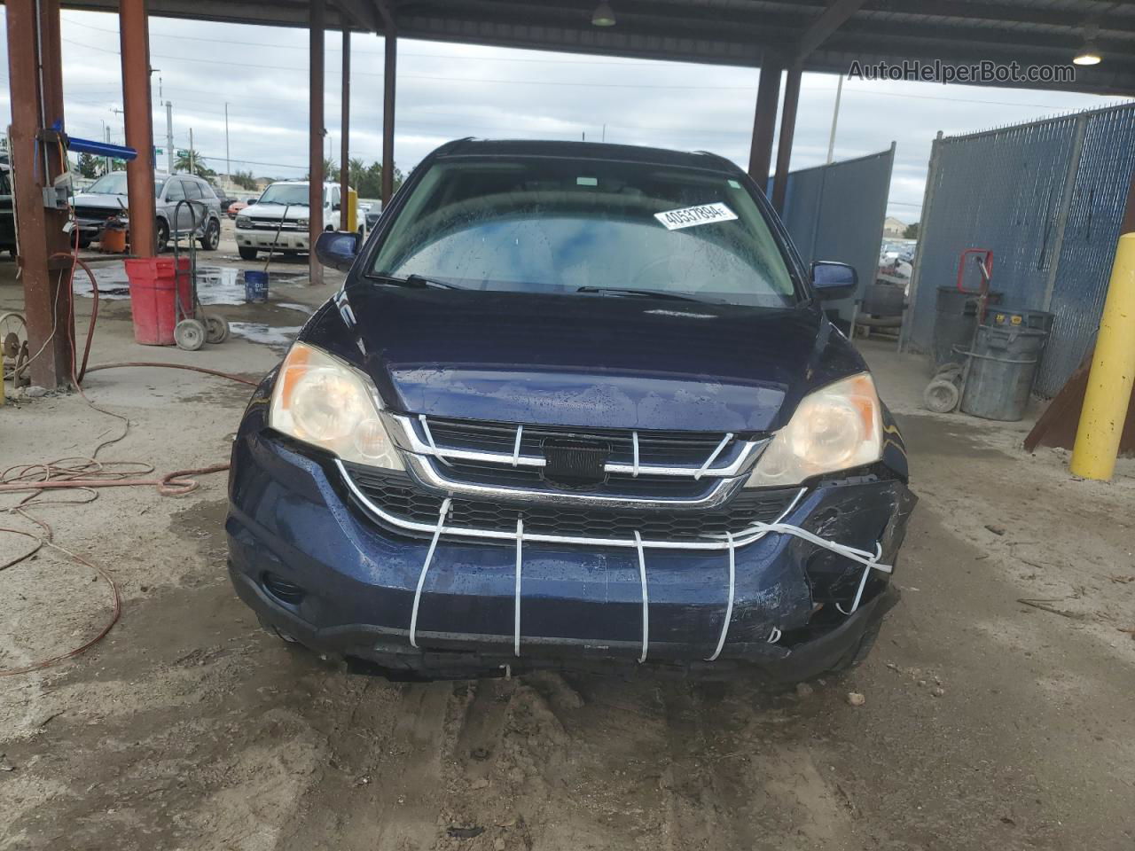 2010 Honda Cr-v Exl Blue vin: JHLRE3H71AC002337