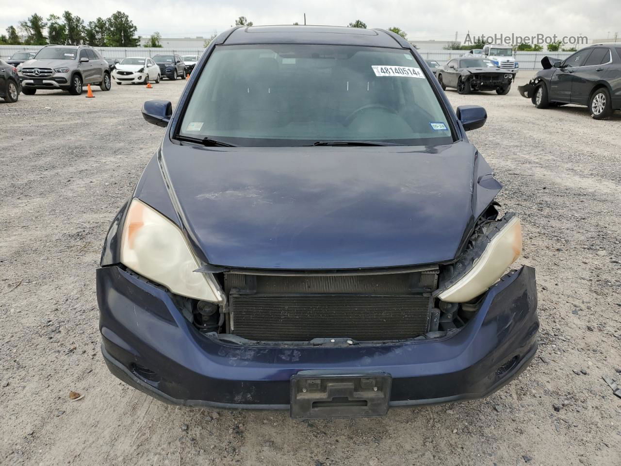 2010 Honda Cr-v Exl Blue vin: JHLRE3H72AC007191