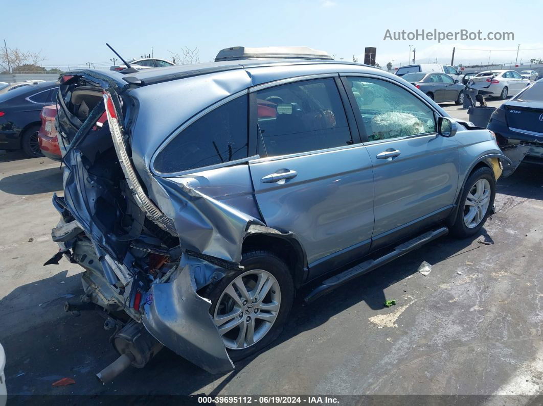 2010 Honda Cr-v Ex-l Silver vin: JHLRE3H73AC001724