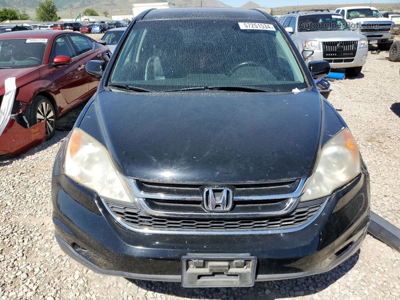 2010 Honda Cr-v Exl Black vin: JHLRE3H74AC008486