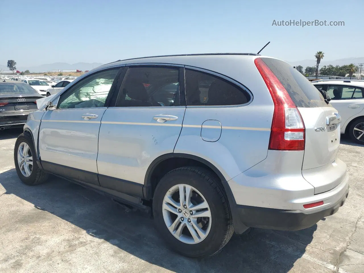 2010 Honda Cr-v Exl Silver vin: JHLRE3H74AC010139