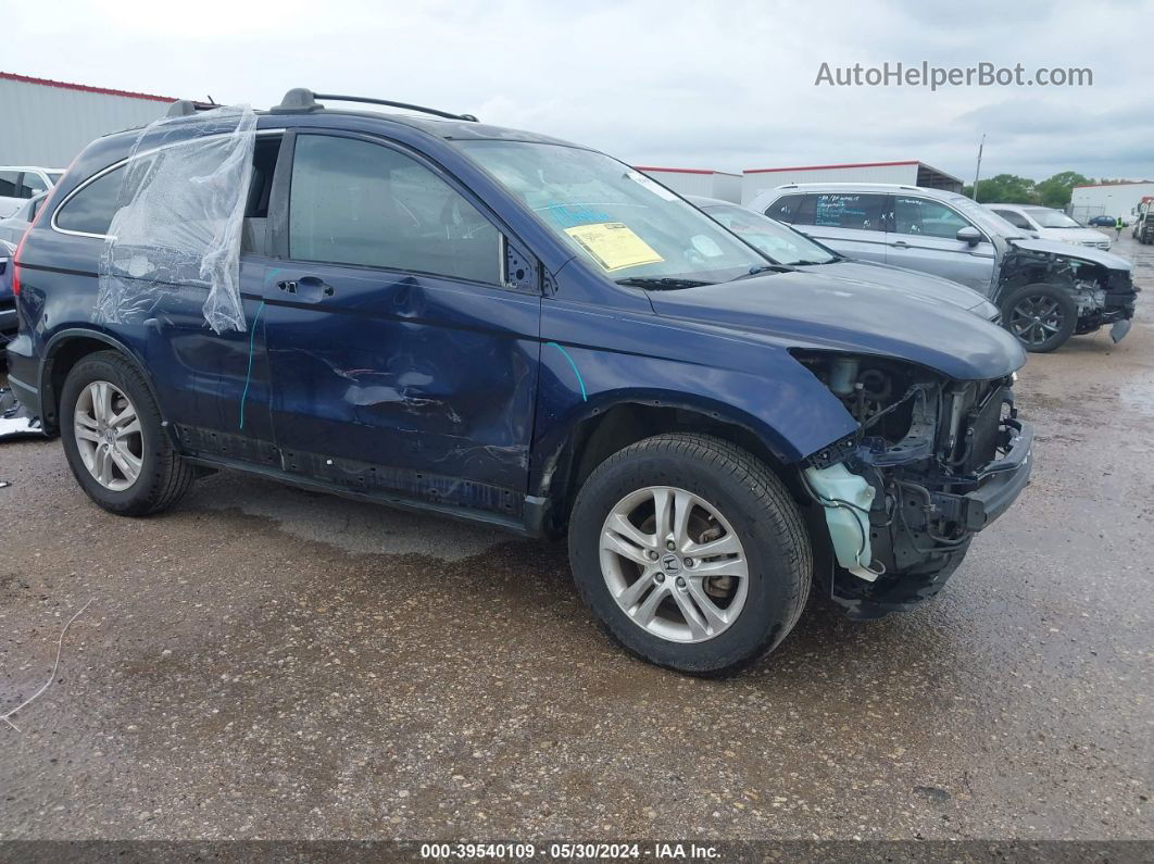 2010 Honda Cr-v Ex-l Синий vin: JHLRE3H75AC003653