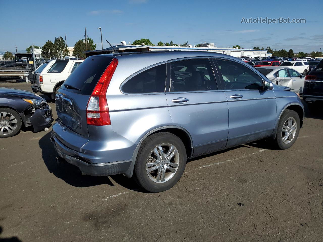 2010 Honda Cr-v Exl Blue vin: JHLRE3H75AC004317