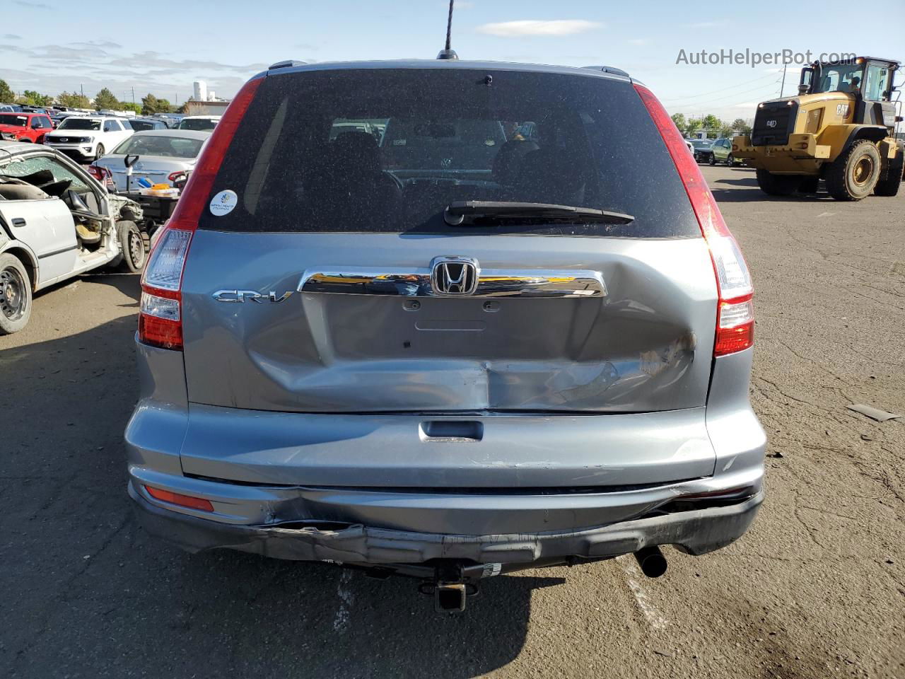 2010 Honda Cr-v Exl Синий vin: JHLRE3H75AC004317