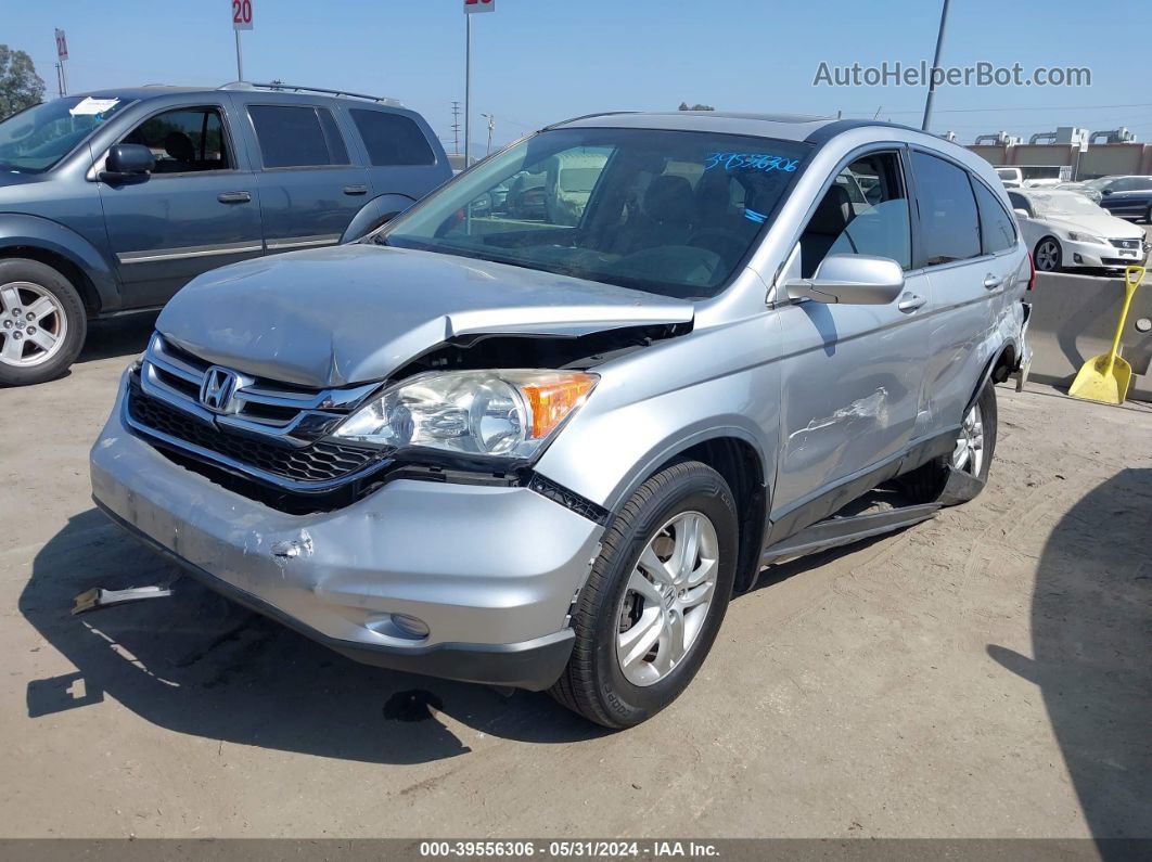 2010 Honda Cr-v Ex-l Silver vin: JHLRE3H75AC005368