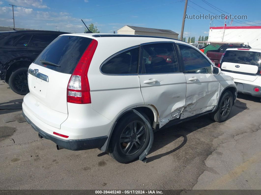 2010 Honda Cr-v Ex-l White vin: JHLRE3H76AC006979