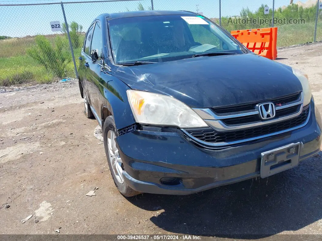 2010 Honda Cr-v Ex-l Black vin: JHLRE3H76AC007453