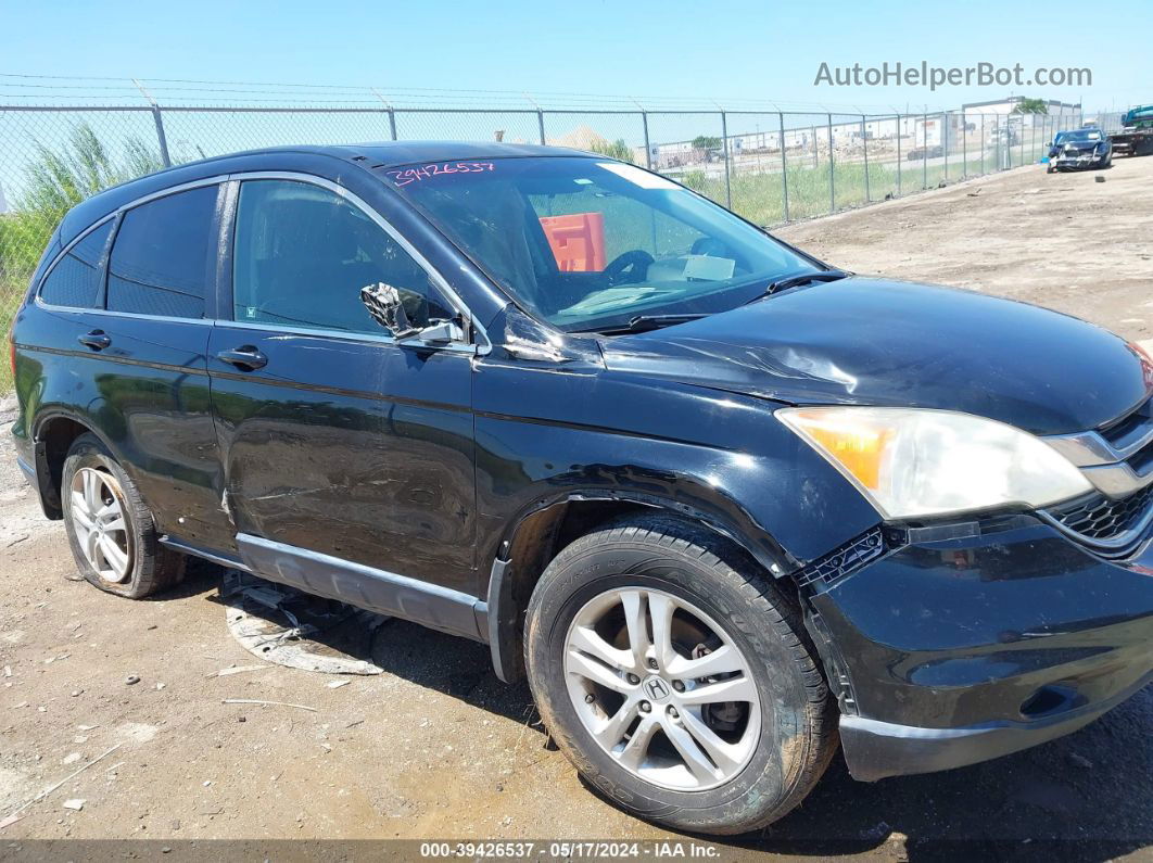 2010 Honda Cr-v Ex-l Black vin: JHLRE3H76AC007453