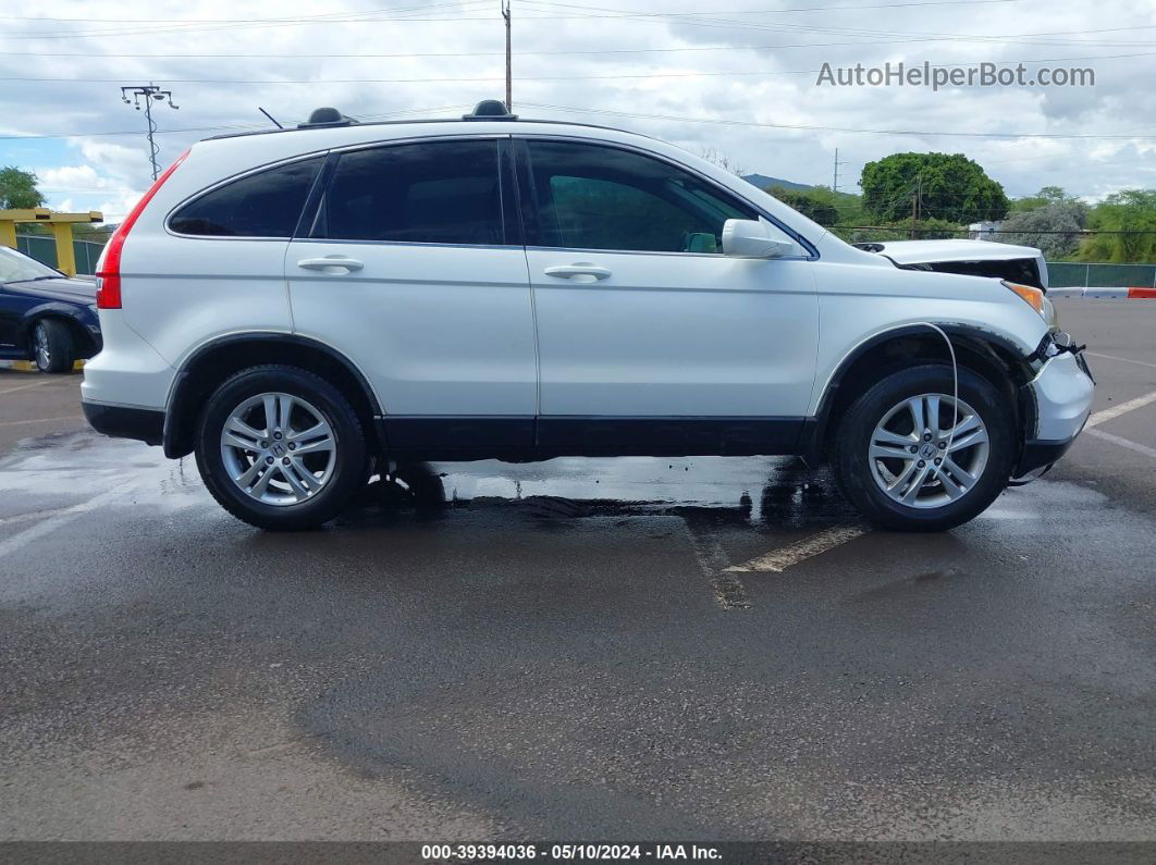 2010 Honda Cr-v Ex-l White vin: JHLRE3H78AC009026