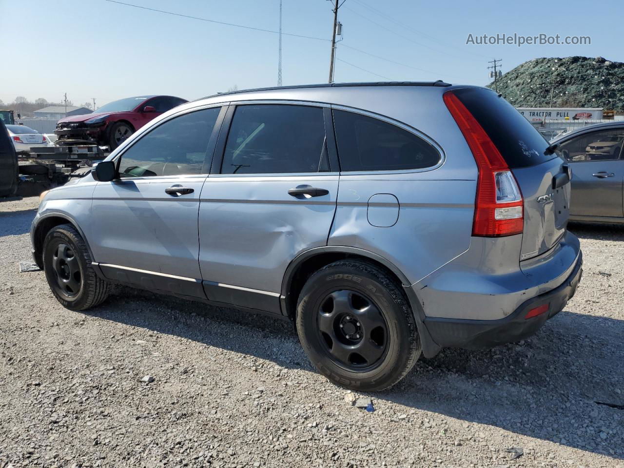 2009 Honda Cr-v Lx Blue vin: JHLRE48359C013419