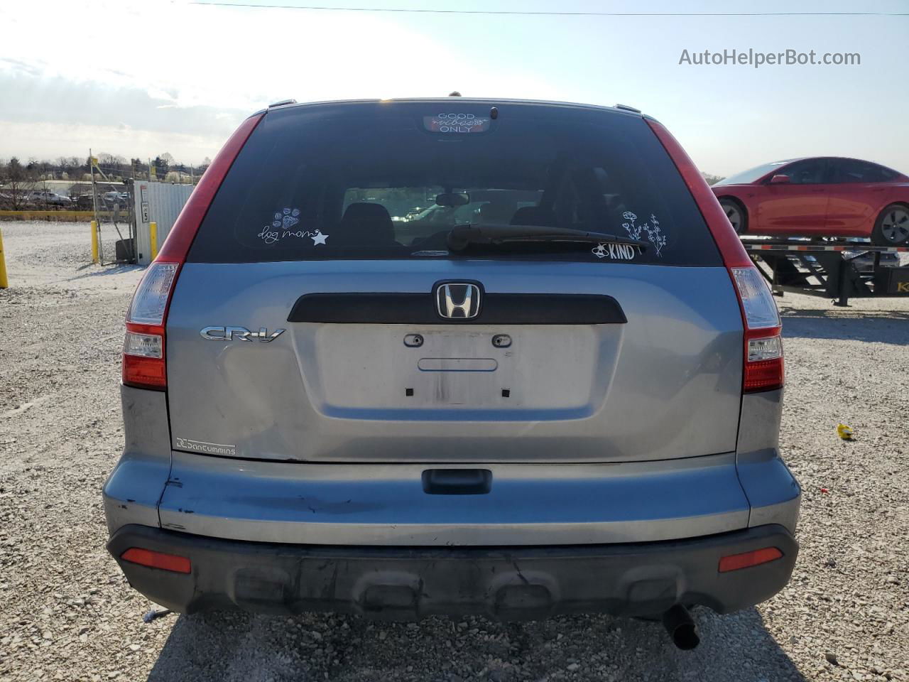 2009 Honda Cr-v Lx Blue vin: JHLRE48359C013419