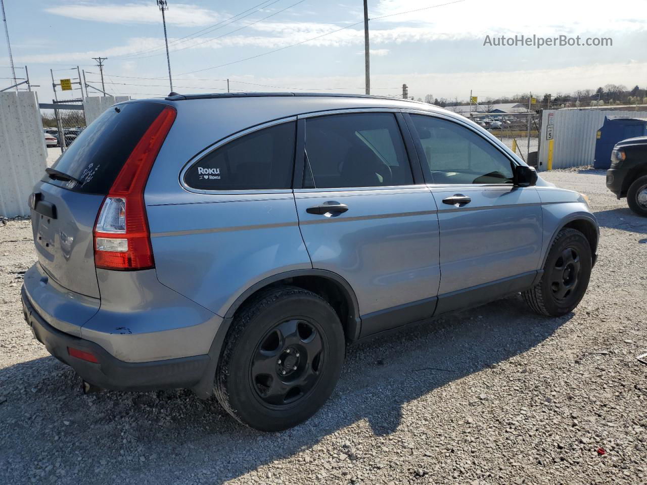 2009 Honda Cr-v Lx Blue vin: JHLRE48359C013419