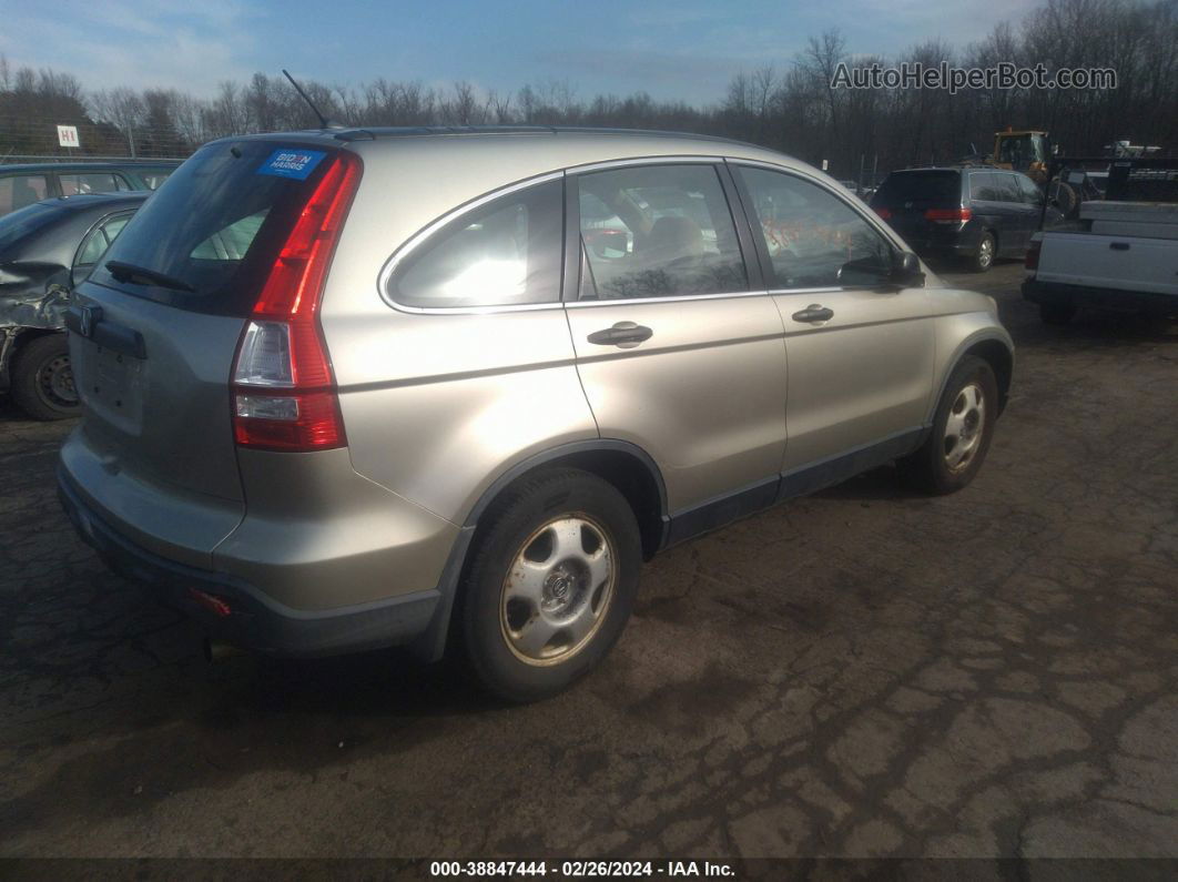 2009 Honda Cr-v Lx Tan vin: JHLRE48369C023019