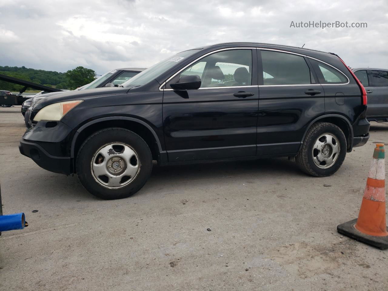 2009 Honda Cr-v Lx Black vin: JHLRE483X9C018731