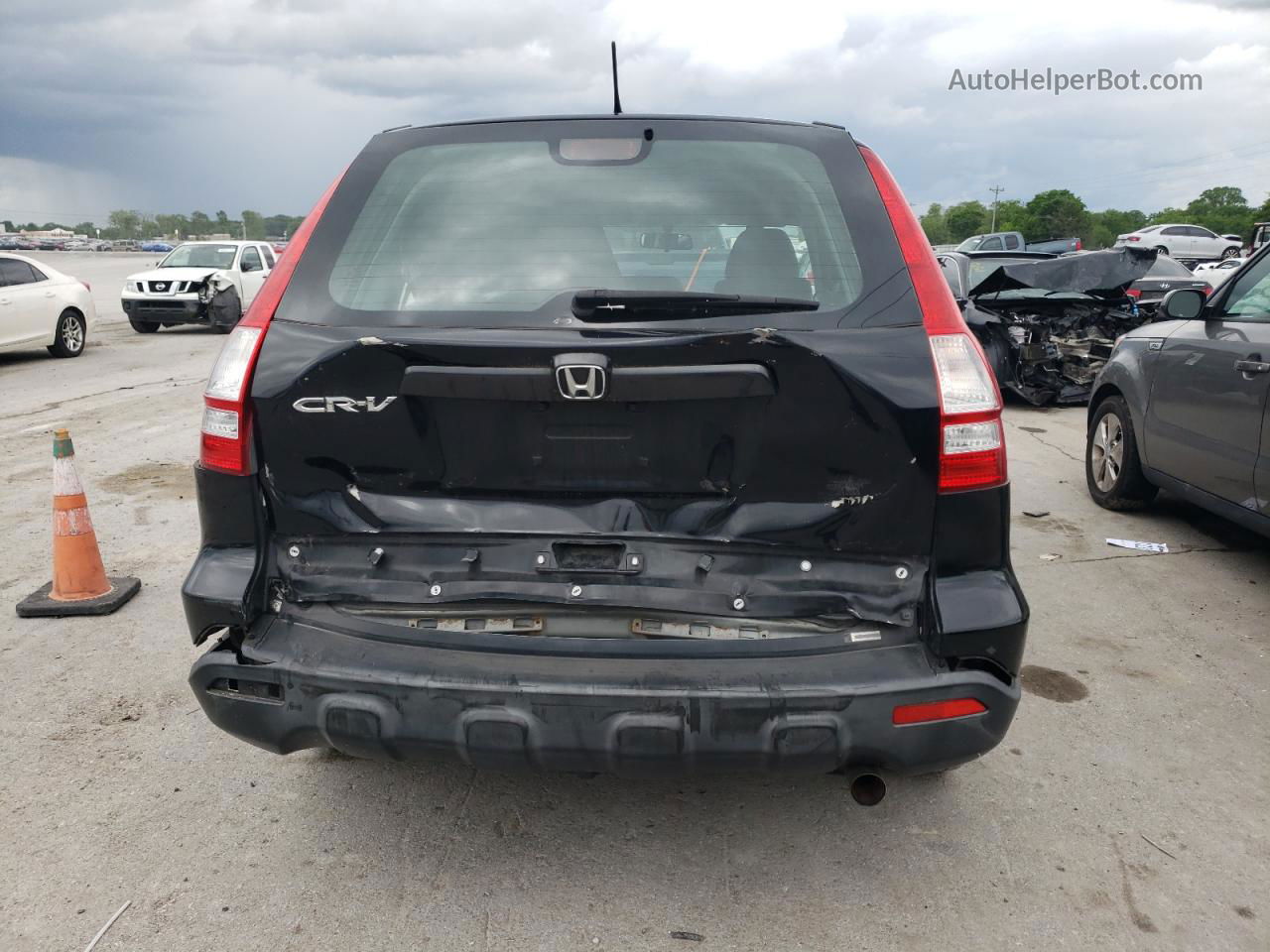 2009 Honda Cr-v Lx Black vin: JHLRE483X9C018731