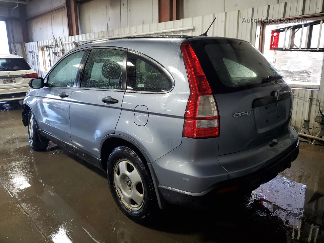 2009 Honda Cr-v Lx Blue vin: JHLRE483X9C021287