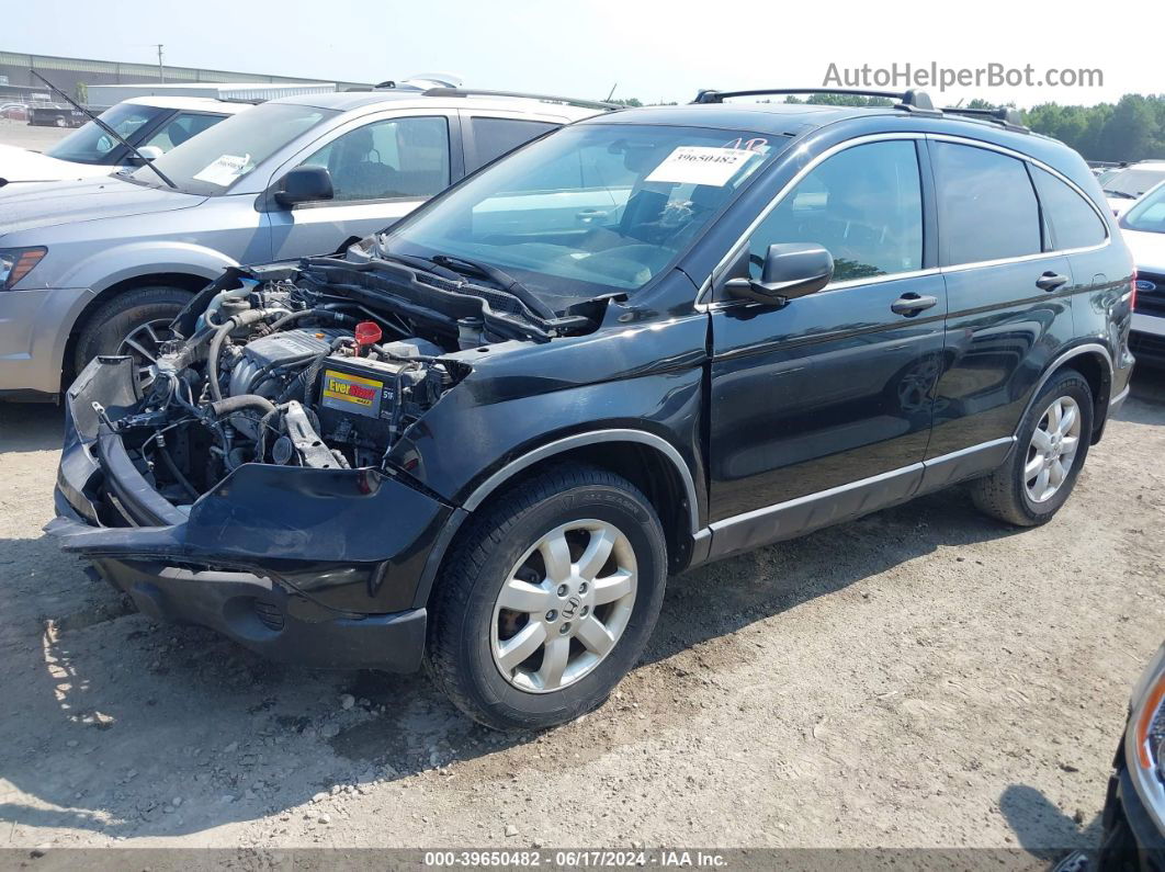 2009 Honda Cr-v Ex Black vin: JHLRE48529C019504