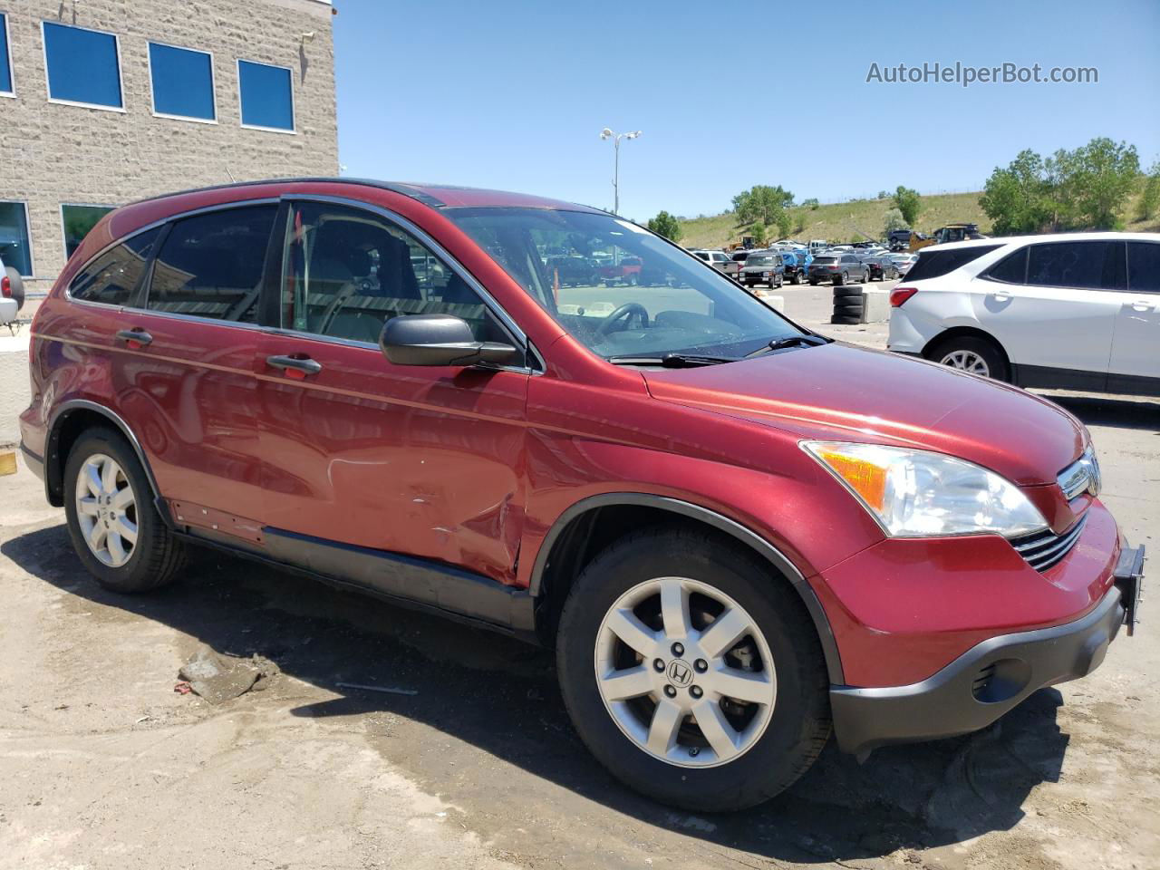 2009 Honda Cr-v Ex Burgundy vin: JHLRE485X9C009061