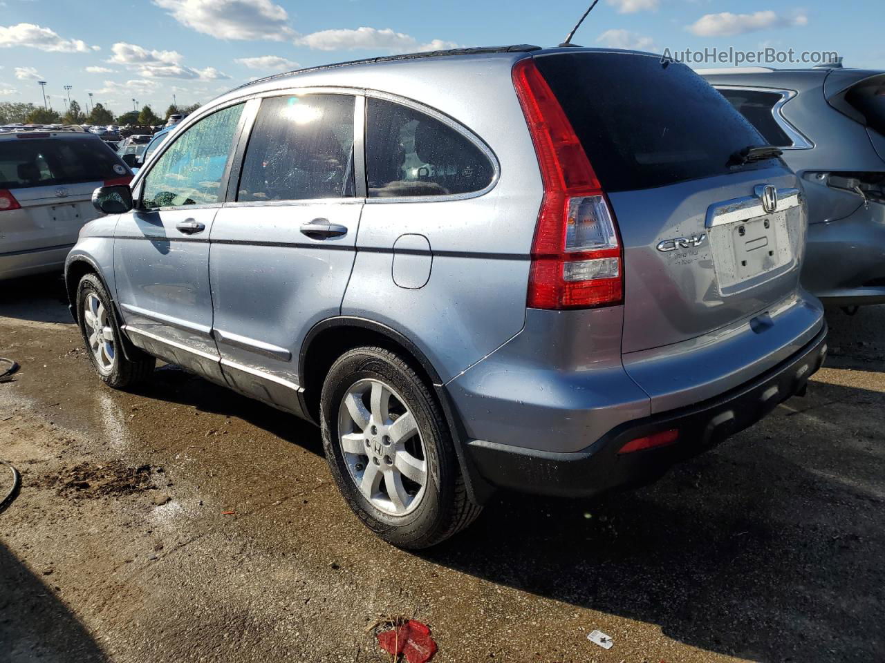 2009 Honda Cr-v Exl Blue vin: JHLRE48719C008916