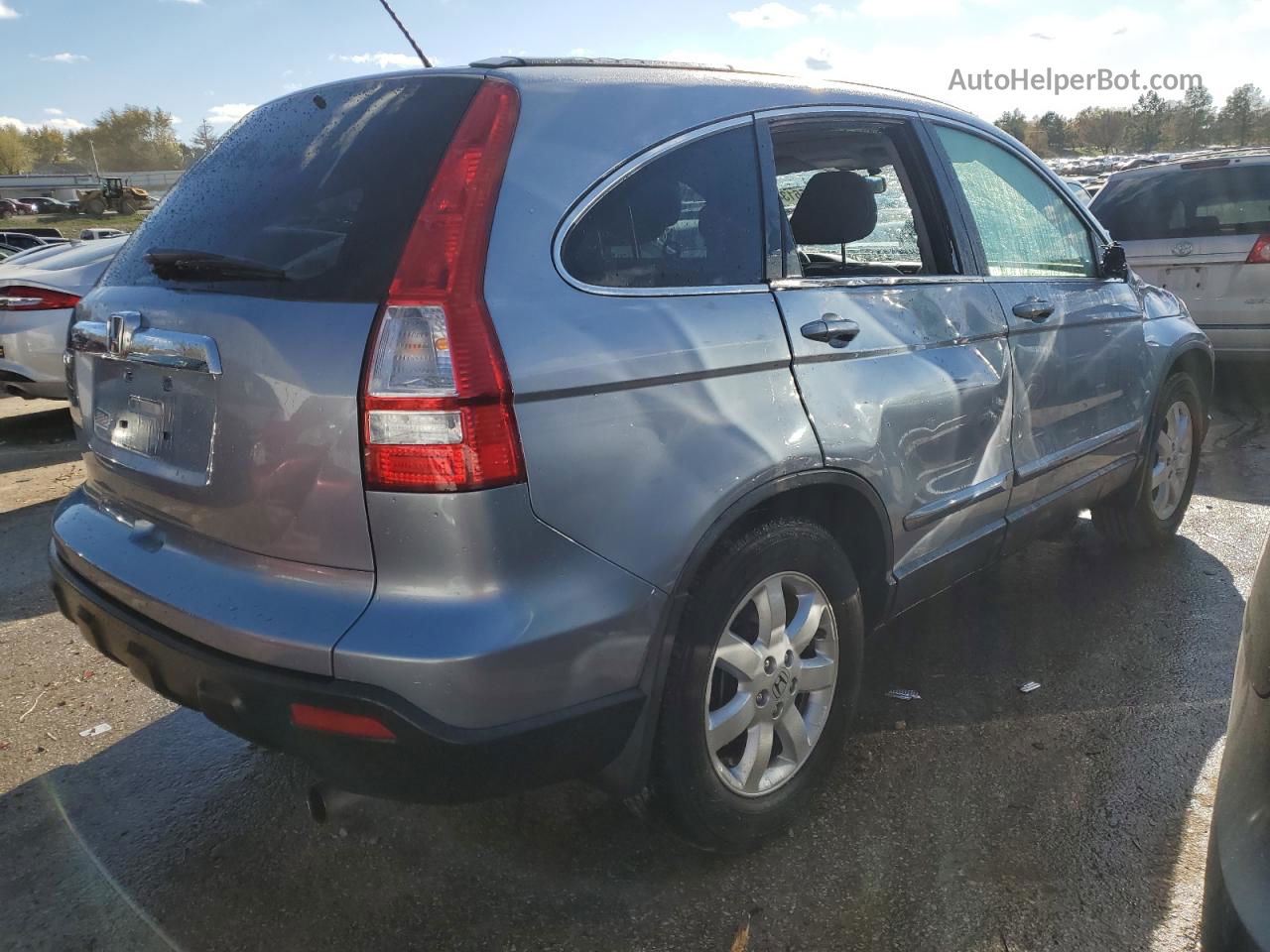 2009 Honda Cr-v Exl Blue vin: JHLRE48719C008916