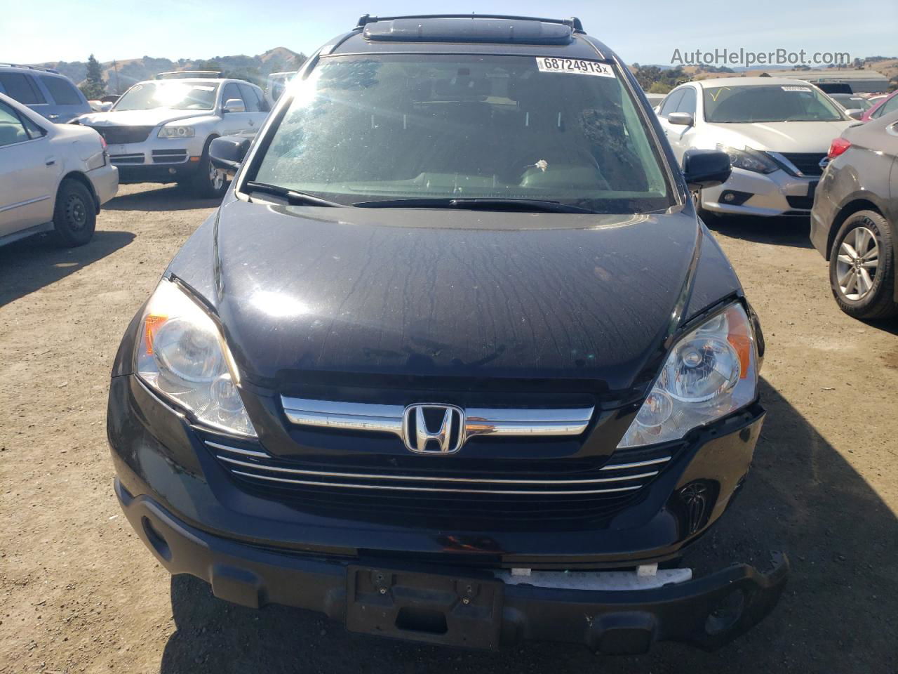 2009 Honda Cr-v Exl Black vin: JHLRE48719C016921