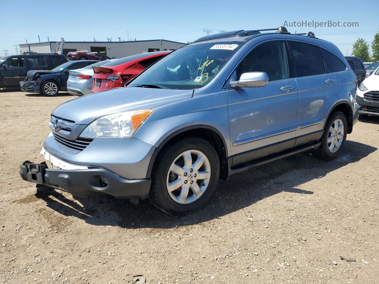 2009 Honda Cr-v Exl Бирюзовый vin: JHLRE48789C010890