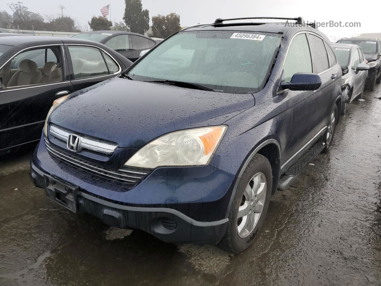 2009 Honda Cr-v Exl Blue vin: JHLRE48799C008369