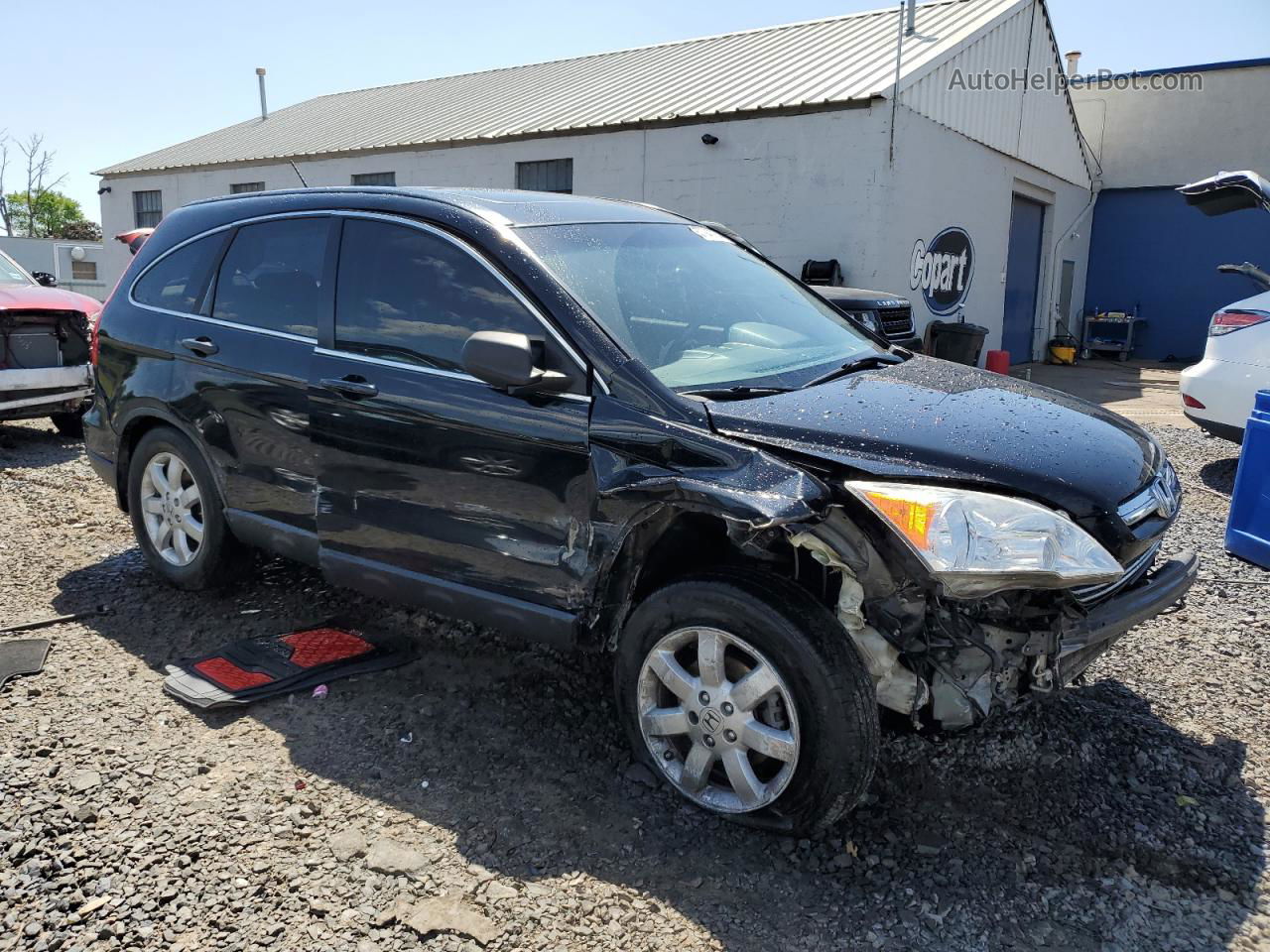 2009 Honda Cr-v Exl Black vin: JHLRE487X9C007229