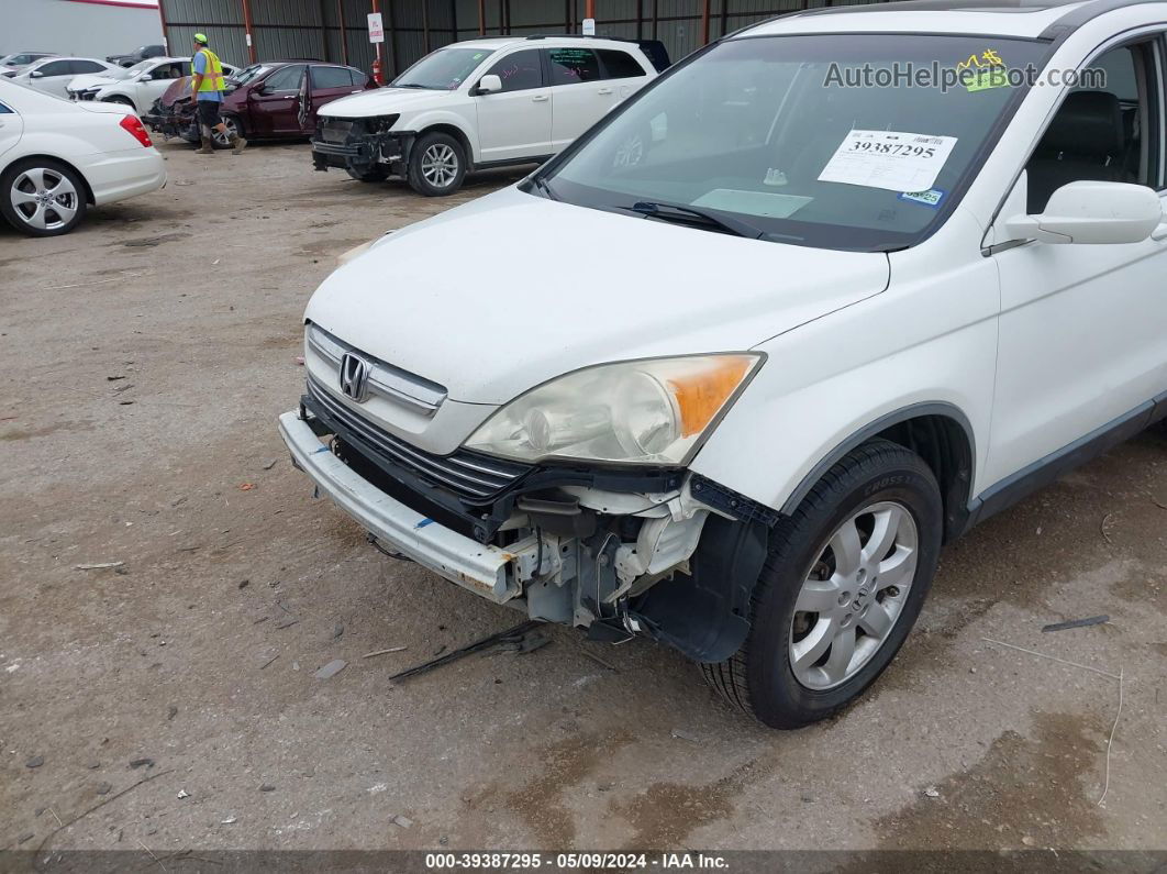 2009 Honda Cr-v Ex-l White vin: JHLRE487X9C021194