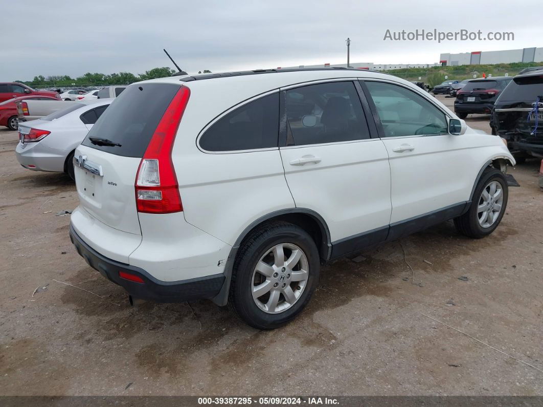 2009 Honda Cr-v Ex-l White vin: JHLRE487X9C021194